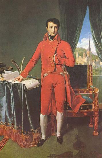 Jean Auguste Dominique Ingres Portrat Napoleon Bonapartes als Erster Konsul